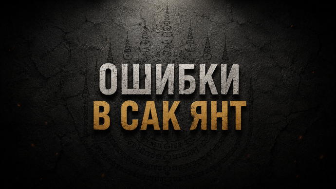 Ошибки в Сак Янт тату